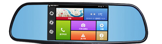 智能后視行車記錄儀觸摸顯示屏